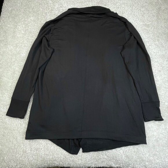 Athleta Pranayama Restore Wrap Cardigan Sweater Black NWOT - Picture 3 of 8